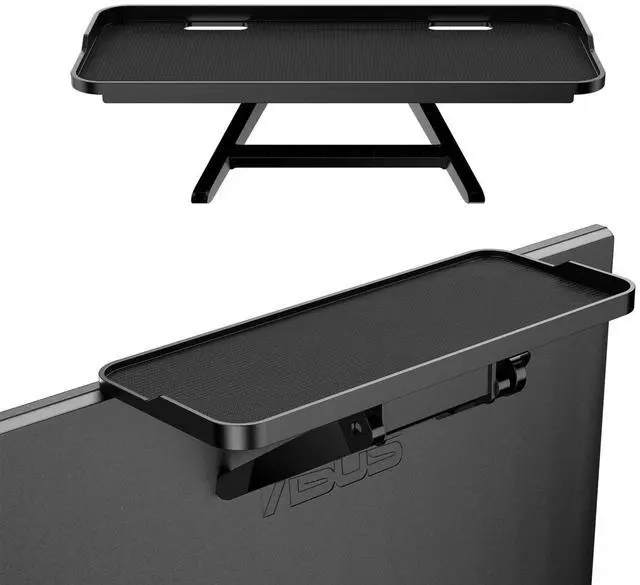 Main image of TV Screen Top Shelf Monitor Shelf Adjustable Computer Screen for Office Desk,Cellphone Stand,Media Box, Game Console,Router 11.8x4.7 inch TV Tray Stand Mount Storage Organizer Bracket 1 Piece