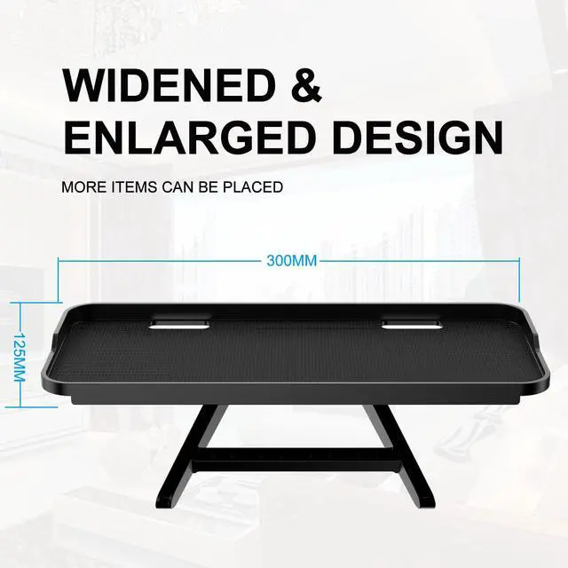 Alt view image 7 of 7 - TV Screen Top Shelf Monitor Shelf Adjustable Computer Screen for Office Desk,Cellphone Stand,Media Box, Game Console,Router 11.8x4.7 inch TV Tray Stand Mount Storage Organizer Bracket 1 Piece