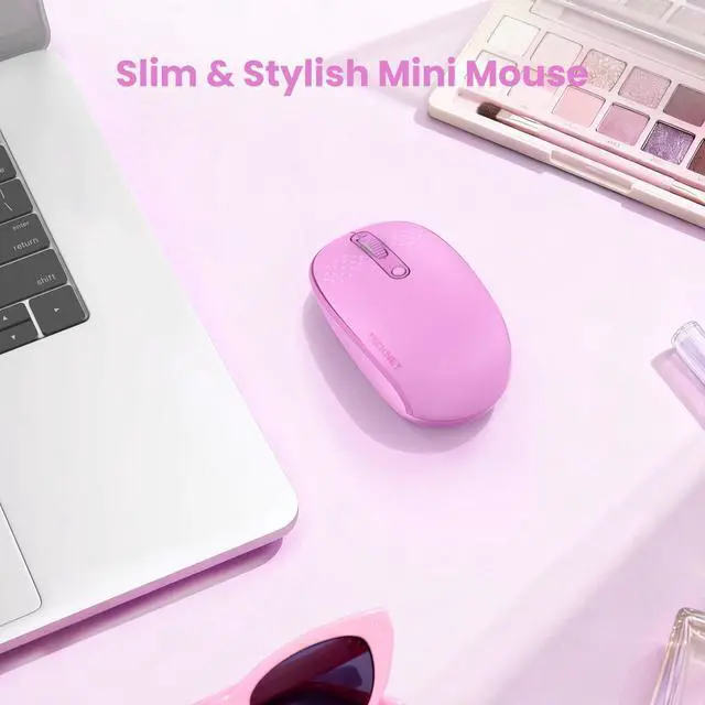 Alt view image 6 of 7 - Wireless Mouse,Bluetooth Mouse (BT5.3/5.0 & 2.4G) with USB Receiver Silent Optical Computer MiceWide Compatibility