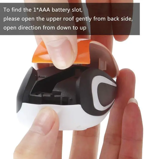 Alt view image 3 of 7 - Mini Small Wireless Mouse for Travel Optical Portable Mini Cordless Mice with USB Receiver for PC Laptop Computer (Orange)