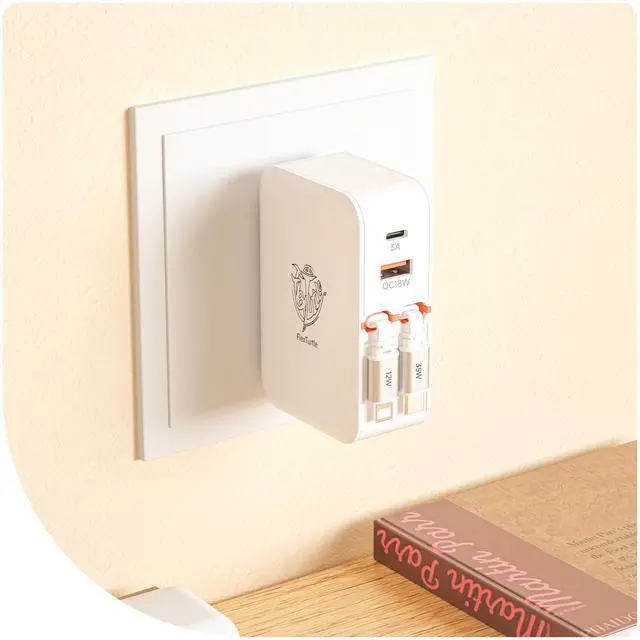 Main image of 4-in-1 Retractable Wall Charger,35W Ultra-Compact Travel Charger