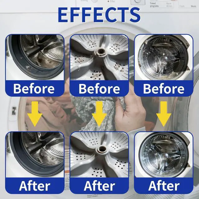 Alt view image 2 of 6 - Washing Machine Cleaner Tablets for Pet Owners -12Pack, Deep Clean Descaler,Tackles Cat &Dog Hair,Freshens Odors &Laundry Detergent Residue,Septic Safe,HE Top &Front Load Washer -6Month Supply
