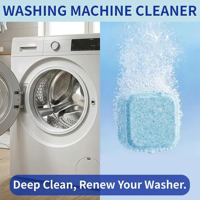 Alt view image 5 of 6 - Washing Machine Cleaner Tablets for Pet Owners -12Pack, Deep Clean Descaler,Tackles Cat &Dog Hair,Freshens Odors &Laundry Detergent Residue,Septic Safe,HE Top &Front Load Washer -6Month Supply