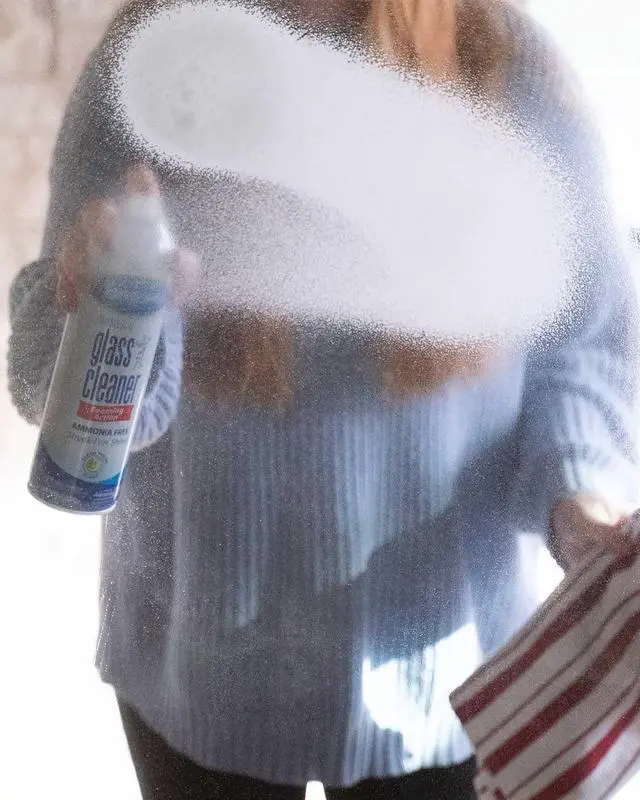Alt view image 4 of 6 - Glass Cleaner with Foaming Spray for a Streak-Free Shine for Home and Automotive Use, 19 oz., Pack of 12