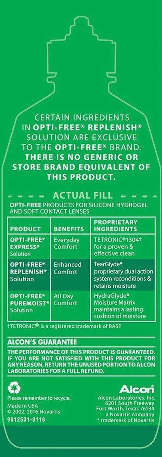 Alt view image 5 of 6 - Replenish Multi-Purpose Disinfecting Solution With Lens Case, 10 Fl Oz