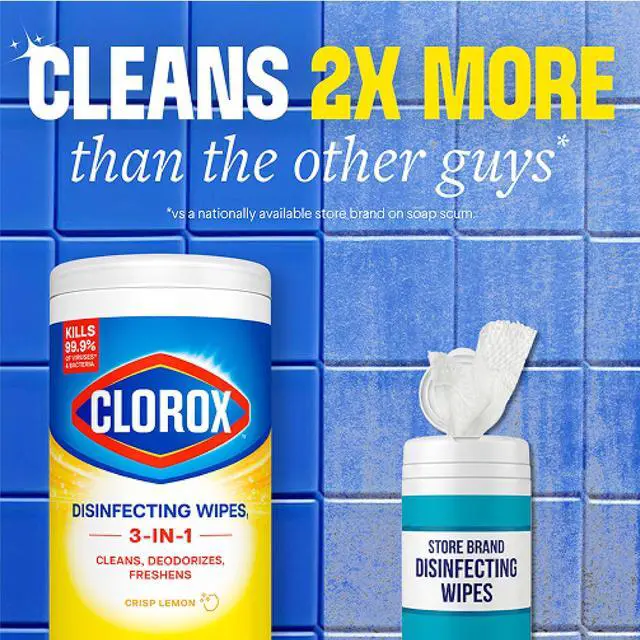 Alt view image 4 of 7 - Disinfecting Wipes Back to School, Bleach Free, Fresh Scent, 75 Count (Pack May Vary)