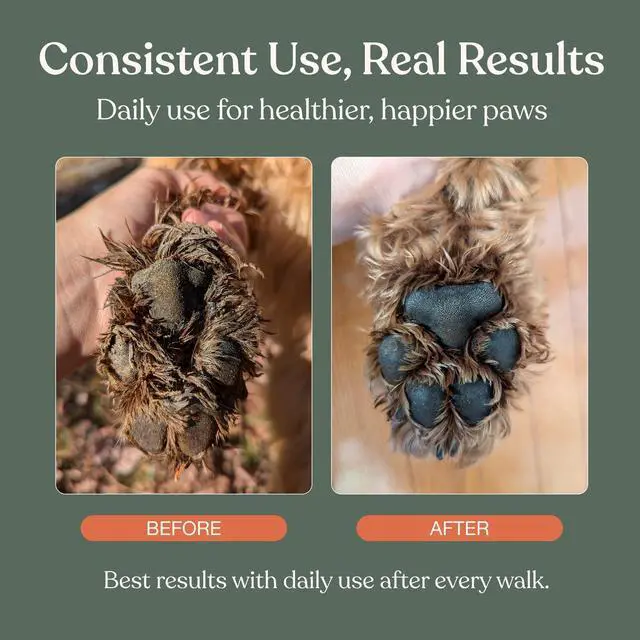 Alt view image 5 of 7 - Dog Paw Cleaner, Clean Paws, Dog Paw Washer, No Rinse Foam Cleaner for Dogs, Fragrance Free pH Balanced Foaming Washer with Silicone Brush, Pet Cleaning Supplies, 5 fl oz