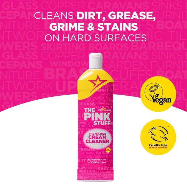 Alt view image 6 of 7 - The Pink Stuff - Miracle Cleaning Ultimate Bundle Paste, Multi-Purpose Spray, Bathroom Foam Spray, and Cream Cleaner Ideal for Kitchens, Bathrooms, Outdoors, and More