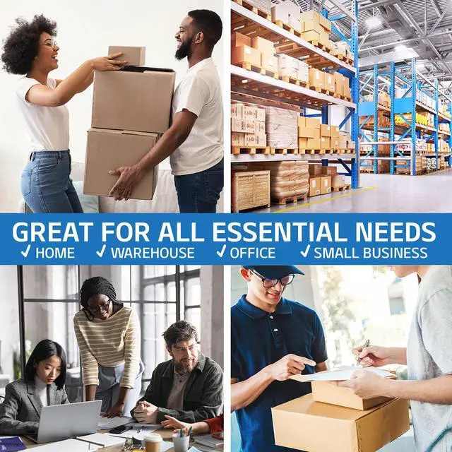 Alt view image 4 of 7 - Clear Packing Tape (12 Rolls) | Heavy Duty Packing Tape (2 Inch x 65 Yards) | 2.8mil Thick Strong Adhesive for Moving Boxes, Shipping Cartons, Office Use, Storage & Wrapping (780 Yards)