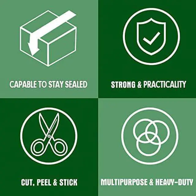Alt view image 6 of 7 - Clear Packing Tape, 36 Rolls Heavy Duty Packaging Tape for Shipping Packaging Moving Sealing, Thicker Clear Packing Tape, 1.88 inches Wide, 65 Yards Per Roll, 2340 Total Yards
