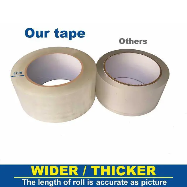 Alt view image 5 of 7 - 2 in Clear Packing Tape and Dispenser 120 Yard