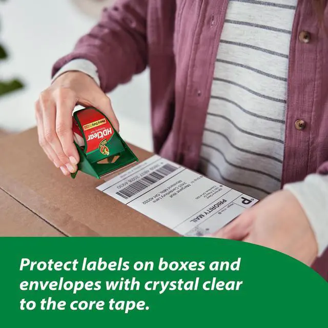 Alt view image 4 of 6 - HD Clear Packing Tape Dispensers - 6 Rolls of Heavy Duty Shipping and Moving Packing Tape - Clear Strong Packaging Tape for Boxes, Packing and Moving Supplies - 1.88 In. x 22.2 Yards (287732)
