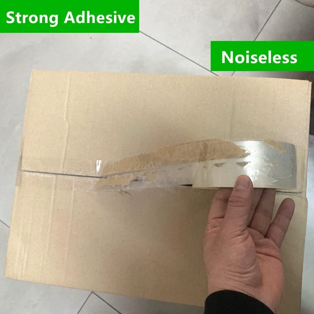 Alt view image 4 of 6 - 6-Pack No Noise Silent Packing Tape 2.4mil x 1.88" x 55 Yards,Industrial Heavy Duty Noiseless Packaging Tape for Quiet Packing Shipping Moving and Storage