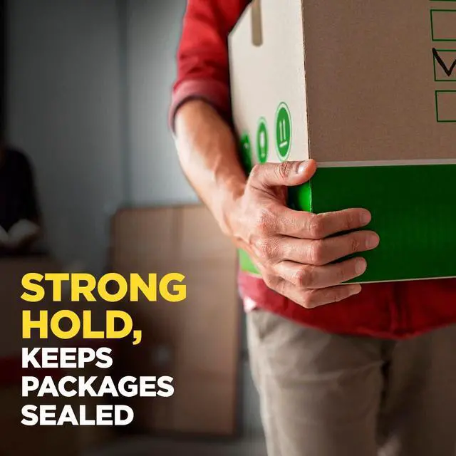 Alt view image 7 of 7 - Sure Start Packing Tape 6-Pack, 1.88 x 25 yd Rolls Quiet Easy Unwind, Strong Seal for Shipping & Moving Boxes, No Splitting or Tearing, Clear Adhesive Tape Refill for Packing/Mailing