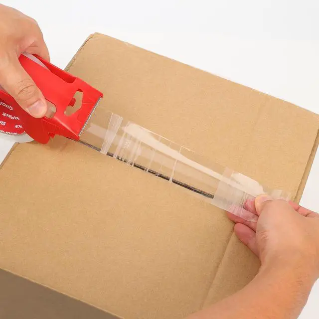 Alt view image 3 of 7 - Clear Packaging Tape with Dispenser 2Pack 1.88Inches X 55Yds Clear Packing Tape for Shipping and Moving, Strong Sealing on All Box Types SinoPack
