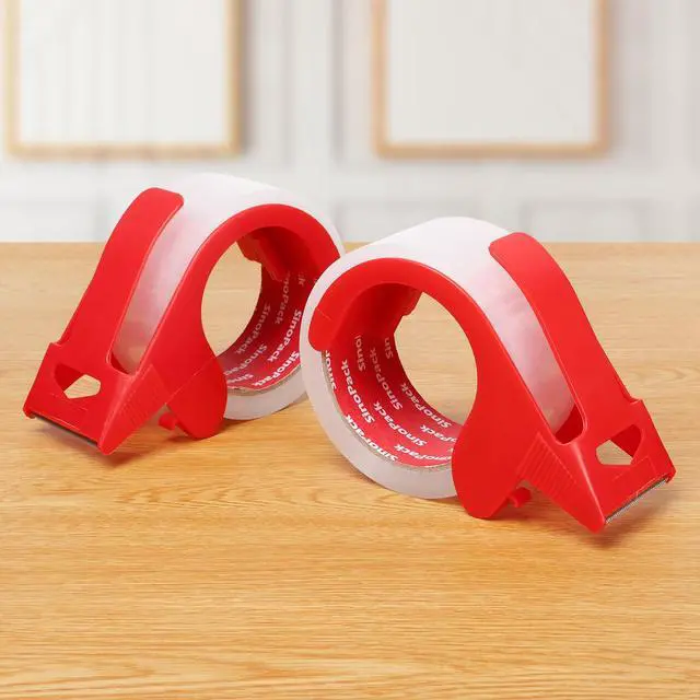 Alt view image 7 of 7 - Clear Packaging Tape with Dispenser 2Pack 1.88Inches X 55Yds Clear Packing Tape for Shipping and Moving, Strong Sealing on All Box Types SinoPack