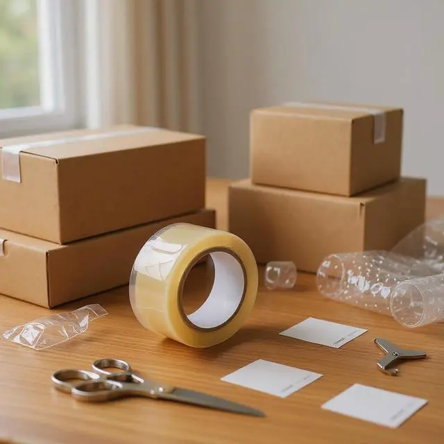 Alt view image 3 of 4 - Heavy Duty Clear Packing Tape, 1.89" x 200 Yards Industrial Strength Shipping Tape for Moving, Storage, and Box Sealing High-Tack Adhesive, Moisture & Temperature Resistant