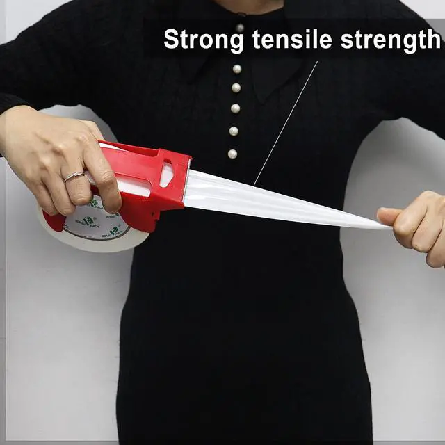 Alt view image 6 of 7 - Packing Tape with Red Dispenser White Packaging Tape for Shipping Moving Strong Sealing Adhesive Industrial Depot Tapes for Storage 1.88 inch x 55 Yards, 3 Rolls