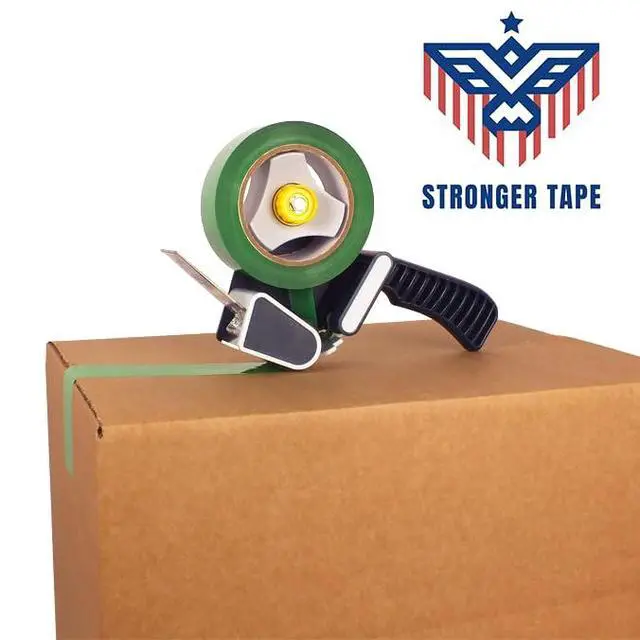 Alt view image 5 of 6 - Carton Sealing Tape,Green Packing Tape,Green Moving Tape, 2" Inch x 110 Yards, 2.0 Mil Thick, (6 Rolls) Heavy Duty Shipping Storage Tape for Carton Sealing,Packaging and Moving (Green)