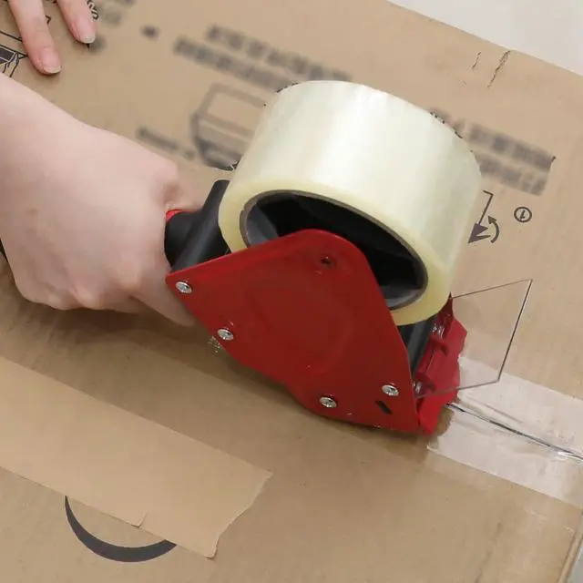 Alt view image 6 of 6 - 2-Pack Heavy Duty Tape Dispenser Gun, 2 Inch Professional Packing Tape Gun w/Ergonomic Silicone Non-Slip Handle. High-Volume Shipping & Moving Tool for Warehouse, E-Commerce, Amazon FBA Prep