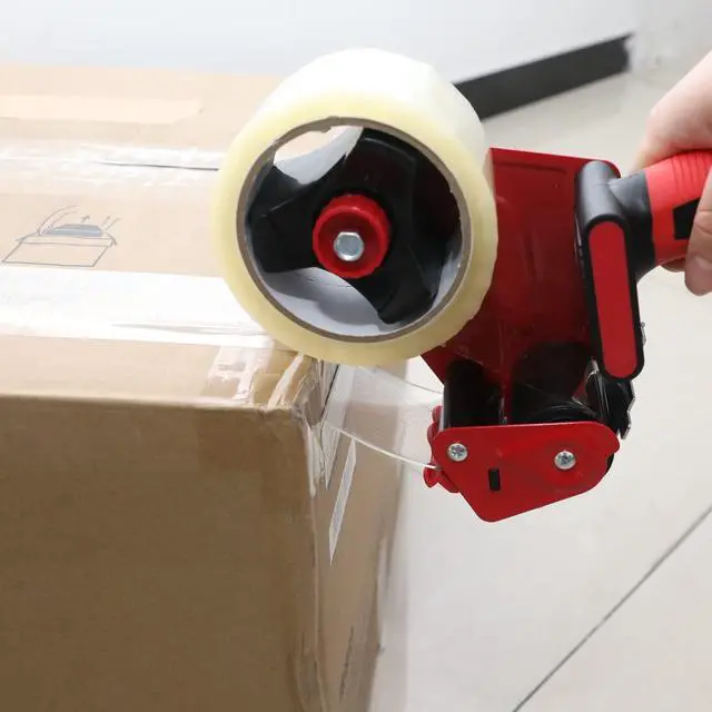 Alt view image 5 of 6 - 2-Pack Heavy Duty Tape Dispenser Gun, 2 Inch Professional Packing Tape Gun w/Ergonomic Silicone Non-Slip Handle. High-Volume Shipping & Moving Tool for Warehouse, E-Commerce, Amazon FBA Prep