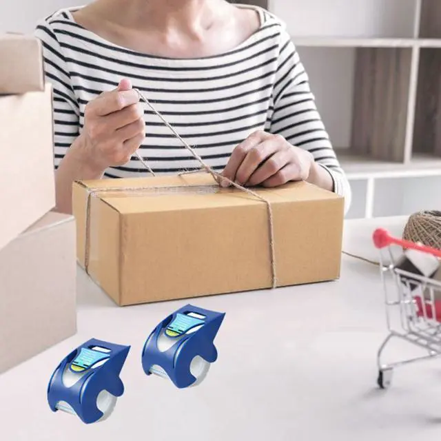 Alt view image 7 of 7 - 6 Rolls Clear Packing Tape - Quiet Packaging Tape 1.5 INCH Core Shipping Tape Refill Rolls Moving Tape for Packing Boxes, 2" x 25 Yards