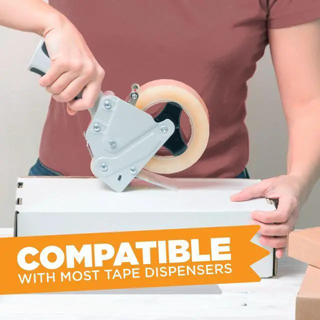 Alt view image 4 of 7 - Clear Packing Tape (12 Rolls) | 60 Yards Per Roll Heavy Duty Packing Tape 2.7mil Strong Adhesive for Moving Boxes, Shipping Cartons, Office Use, Storage & Wrapping