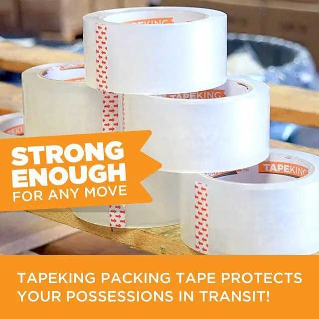 Alt view image 3 of 7 - Clear Packing Tape (12 Rolls) | 60 Yards Per Roll Heavy Duty Packing Tape 2.7mil Strong Adhesive for Moving Boxes, Shipping Cartons, Office Use, Storage & Wrapping