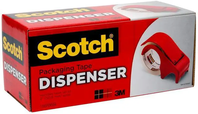 Alt view image 3 of 6 - Packaging Tape Hand Dispenser (DP300-RD)