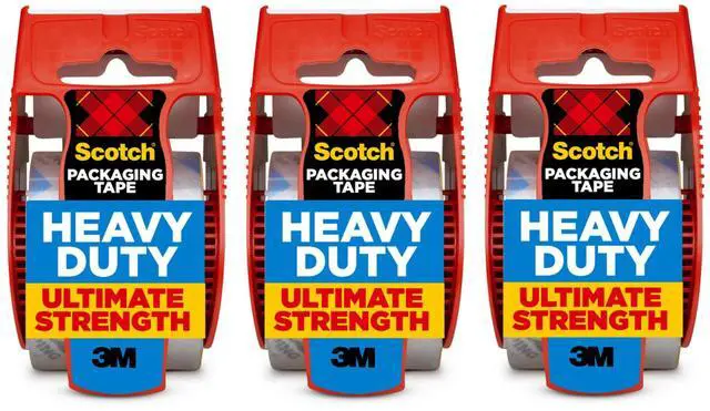 Main image of Heavy Duty Shipping Packaging Tape, 2 x 800 - Clear (3 Tapes) (1, Clear)