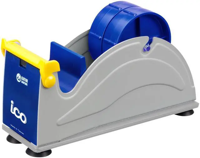 Main image of by Excell Twin Premium Wide Metal Multi-Roll Desktop Tape Dispenser, ET-12271, 2 inch Wide, 3 inch Core