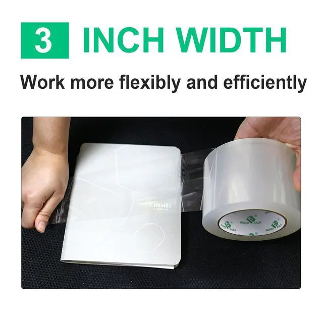 Alt view image 4 of 7 - Clear Packing Tape 3inch Wide, 2.7 Mil x 115 Yards, Industrial Grade Heavy Duty 3inch Wide Packaging Tape for Box Moving, Shipping, Mailing and Storage