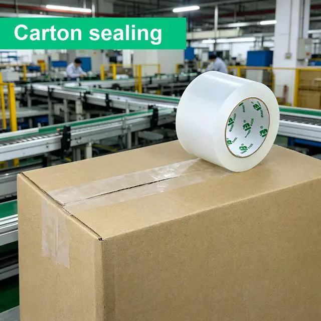 Alt view image 6 of 7 - Clear Packing Tape 3inch Wide, 2.7 Mil x 115 Yards, Industrial Grade Heavy Duty 3inch Wide Packaging Tape for Box Moving, Shipping, Mailing and Storage