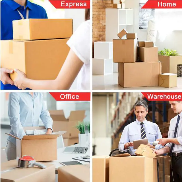 Alt view image 7 of 7 - 3" Heavy Duty Packing Tape - 3 inch x 110 Yards, 2.4 mil Thick, Clear 3 Inch Wide Package Tape 6 Rolls, Total 660Y for Shipping, Mailing, Moving & Storage