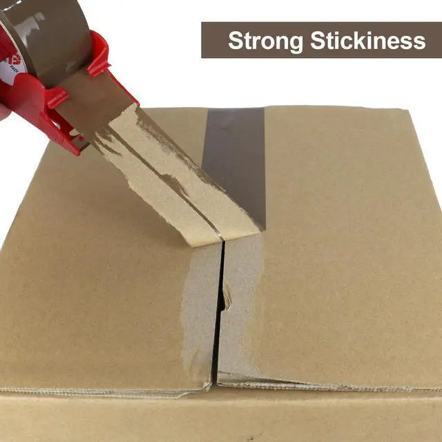 Alt view image 5 of 7 - Brown Packing Tape with Dispenser, 2.6 mil 1.88 inch x 55 Yards 3 Pack Total 165 Yards, Heavy Duty Brown Tape Package Refills for Shipping, Mailing, Moving & Storage