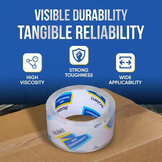 Alt view image 7 of 7 - Packing Tape, 12 Rolls Shipping Tape, Heavy Duty Packaging Tape 1.88 x 60 yd, Clear Packing Tape Refills, Box Tape for Shipping, Mailing, Moving & Storage, Strong Seal on All Box Types