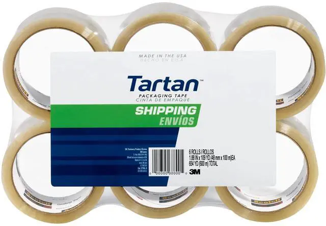 Main image of MMM37102CR Commercial Grade Packaging Tape, 2-Inch x 55 Yards, Clear, 1 Each
