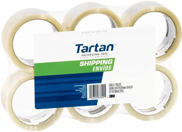 Alt view image 2 of 5 - MMM37102CR Commercial Grade Packaging Tape, 2-Inch x 55 Yards, Clear, 1 Each