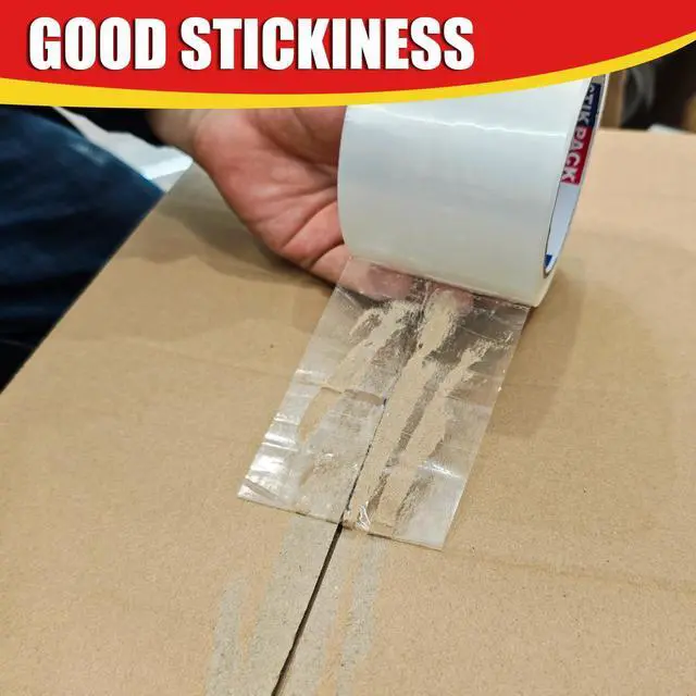 Alt view image 6 of 7 - Wide Transparent Tape 3 inch x 110 Yards (330ft), Industrial Grade 3 inch Wide Clear Heavy Duty Packing Tape for Box Office Moving, Shipping and Mailing