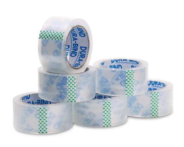Alt view image 4 of 7 - Heavy Duty Packing Tape 6 Pack. Rolls are 60 Yards x 2in. Tough Clear Tape for Shipping, Packing, Moving, Mailing, and All Box Types. Professional Grade. (6)