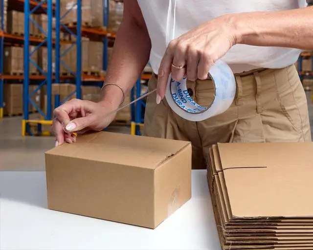 Alt view image 6 of 7 - Heavy Duty Packing Tape 6 Pack. Rolls are 60 Yards x 2in. Tough Clear Tape for Shipping, Packing, Moving, Mailing, and All Box Types. Professional Grade. (6)