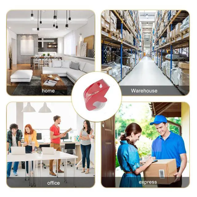 Alt view image 3 of 3 - Heavy Duty Packaging Tape, 1.88" x 30 yd, Designed for Packing, Shipping and Mailing, Strong Seal on All Box Types, 1.5" Core, Clear, 6 Roll with Dispenser