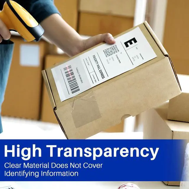 Alt view image 6 of 7 - Clear Packing Tape, 18 Rolls Heavy Duty Packaging Tape with Dispensers for Packing Shipping Moving and Sealing, Thicker Packing Tape-2" x 65 Yards Per Roll, 1170 Total Yards
