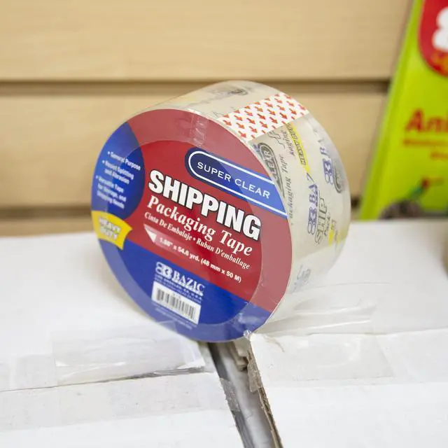 Alt view image 6 of 7 - Super Clear Heavy Duty Packing Tape 1.88" x 54.6 Yards, Shipping Mailing Moving Sealing Tapes, 1-Unit