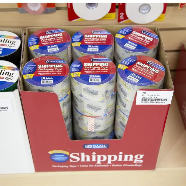 Alt view image 7 of 7 - Super Clear Heavy Duty Packing Tape 1.88" x 54.6 Yards, Shipping Mailing Moving Sealing Tapes, 1-Unit