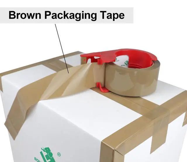 Alt view image 5 of 7 - Brown Packing Tape Refills, Heavy Duty 12Rolls with 1 Dispenser for Packaging, Shipping and Moving, 2.4Mil 1.88 Inch x 60 Yard