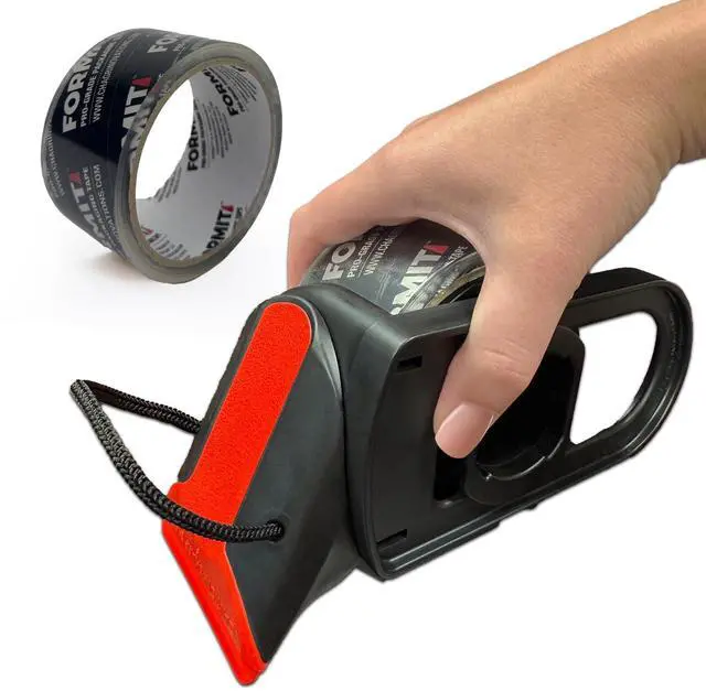 Main image of Clear Packing Tape with Dispenser (1 Roll) - Professional Grade for Boxes - Packaging, Shipping with Refillable Dispenser, Fits Standard Bulk Tapes Up to 2" Wide