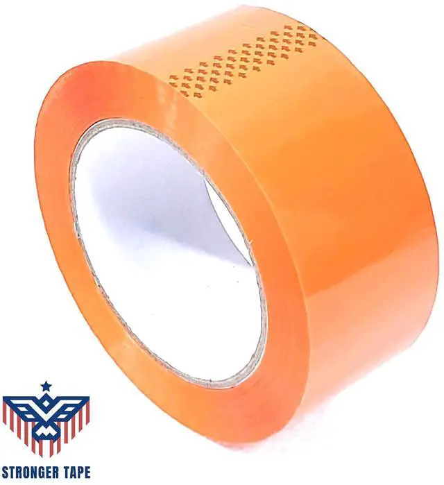 Alt view image 4 of 5 - Orange Carton Sealing Tape, Packing Tape, Moving Tape 2" x 110 Yard,2.0 mil Thick, Heavy Duty (1 Roll)