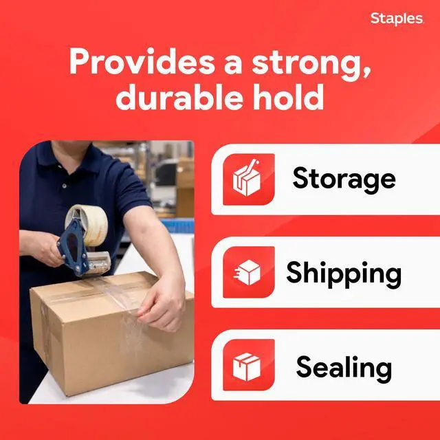 Alt view image 4 of 6 - Ultra HeavyDuty Packing Tape, 1.88 x 54.6 Yards, Clear 6/Roll Pack