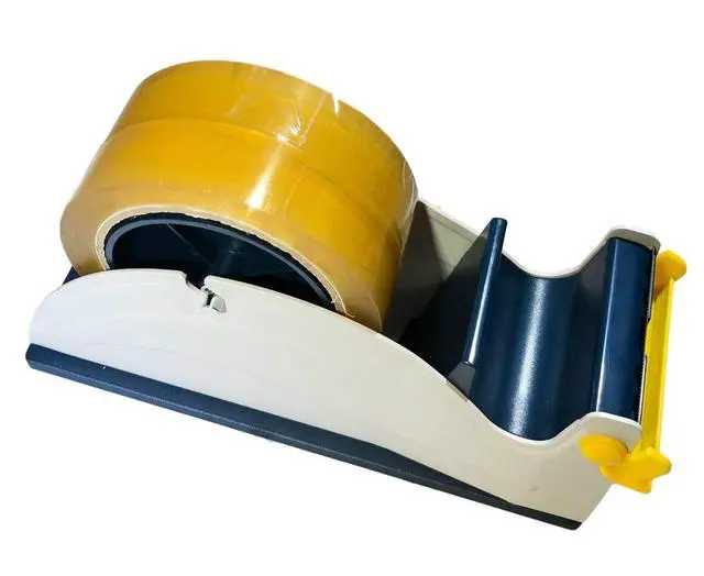 Alt view image 2 of 2 - Excell ET-12270 Blue/Grey Premium Twin-Roll Steel Desk Top Dispenser: 2 in. Wide (3 in. core)